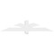 Ekena Millwork Redmond Architectural Grade PVC Gable Bracket, 60"W x 12 1/2"H x 4"D x 4"F, 5/12 Pitch GBP060X13X0404RED00 - alternate 2